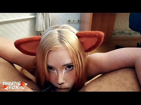 ❤️ Kitsune inomedza mboro uye nekukandira mumuromo make kwatiri sn.xxx050890.ru